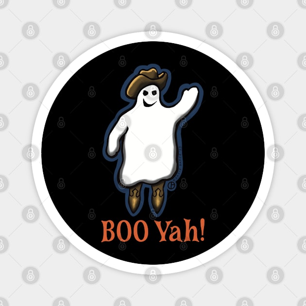 BOO Yah! Magnet by Art from the Blue Room